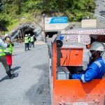 Mine workers