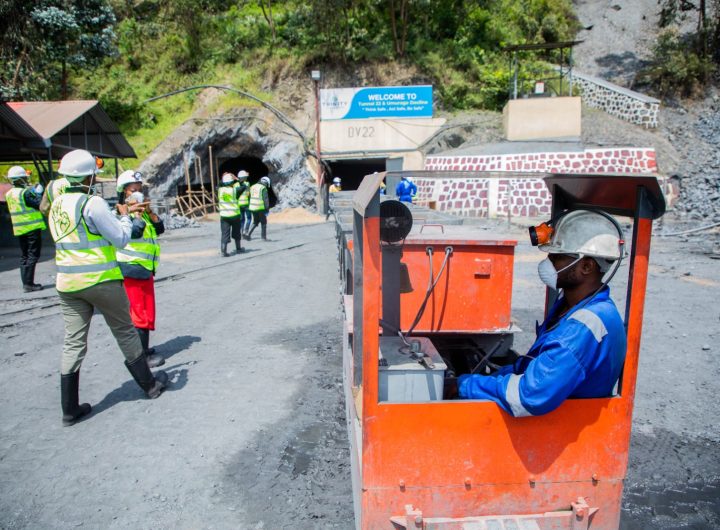 Mine workers