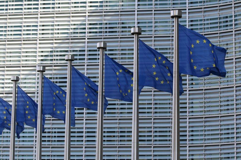 European Commission Flags