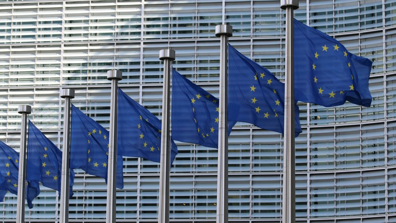 European Commission Flags