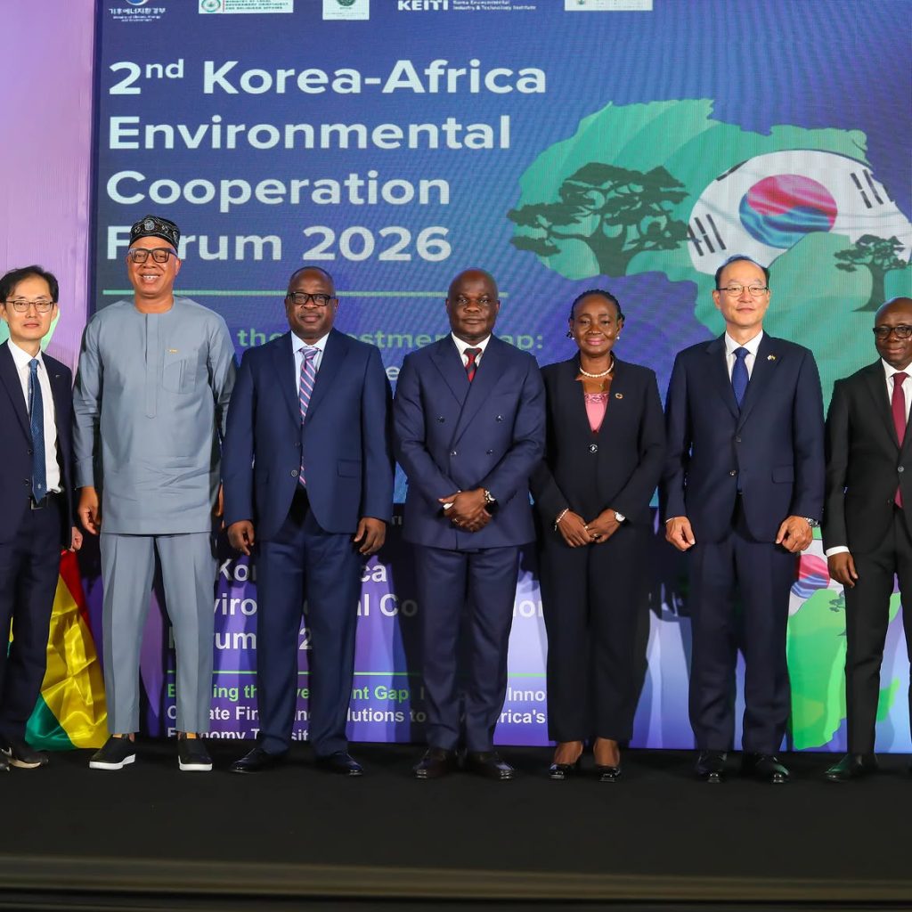 Ghanaian officials and Officials of the Republic of South Korea at environmental cooperation forum