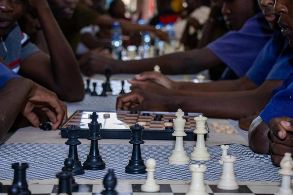 Kenyan Inmates Playing Chess