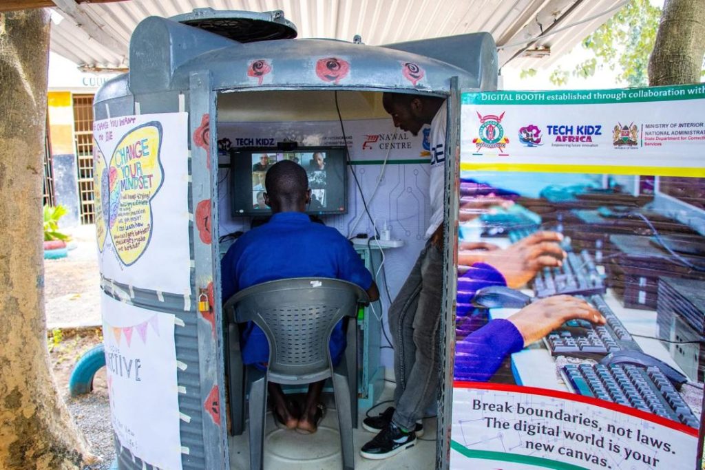 Inmates at tech hub inside prison