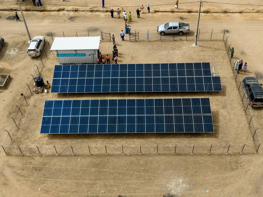 Solar panels from Paderu mini grid