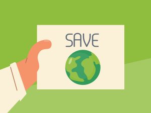 illustration to save the planet