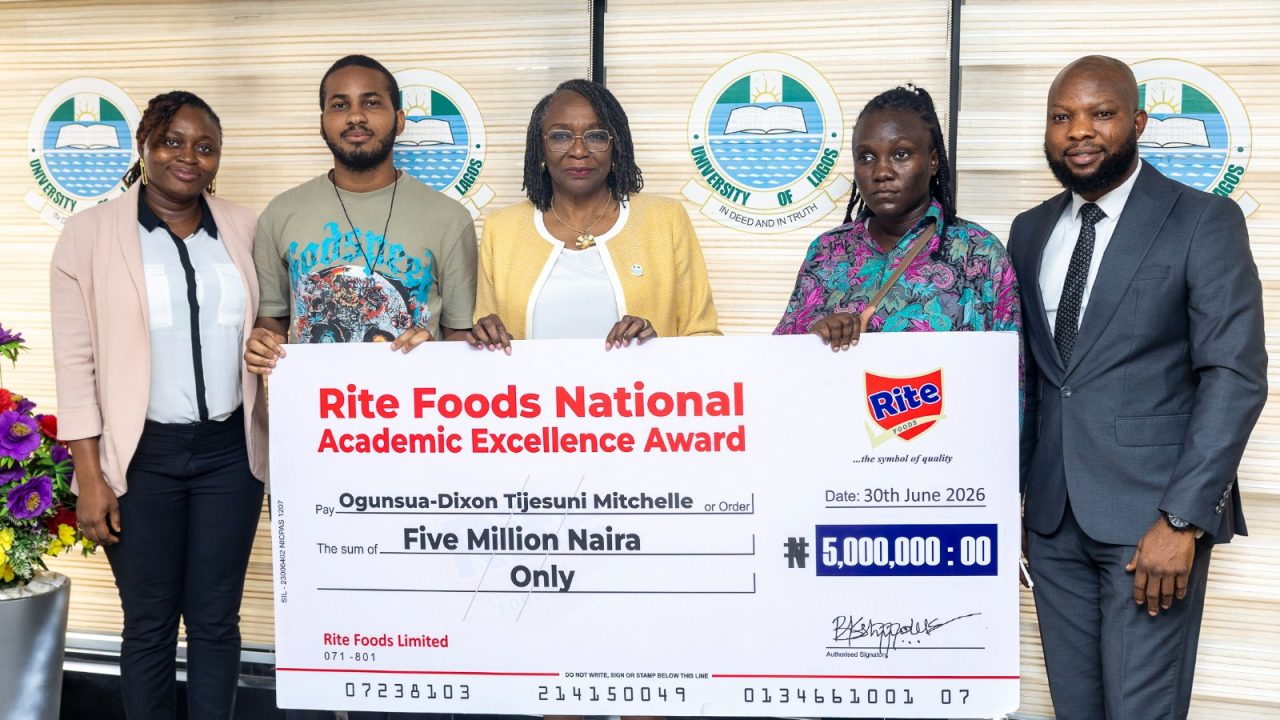 UNILAG Vice Chancellor Lauds Rite Foods for National Academic Excellence Award Initiative