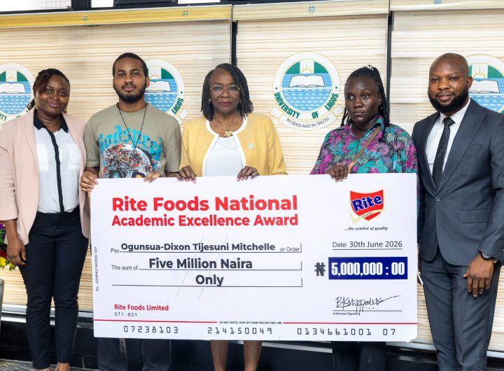UNILAG Vice Chancellor Lauds Rite Foods for National Academic Excellence Award Initiative