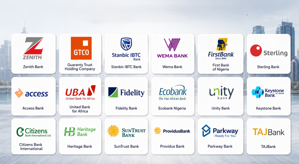 Popular Nigerian Banks Logo