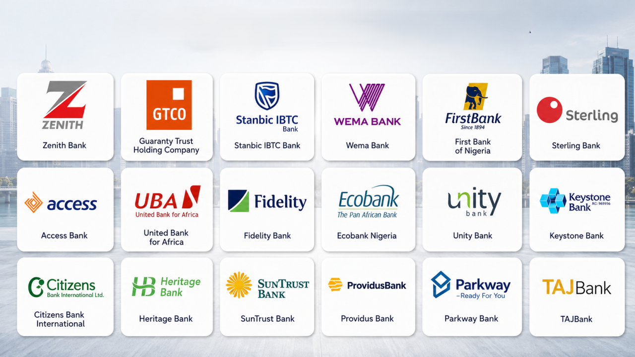 Popular Nigerian Banks Logo