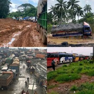 Benin Agbor Road in terrible state