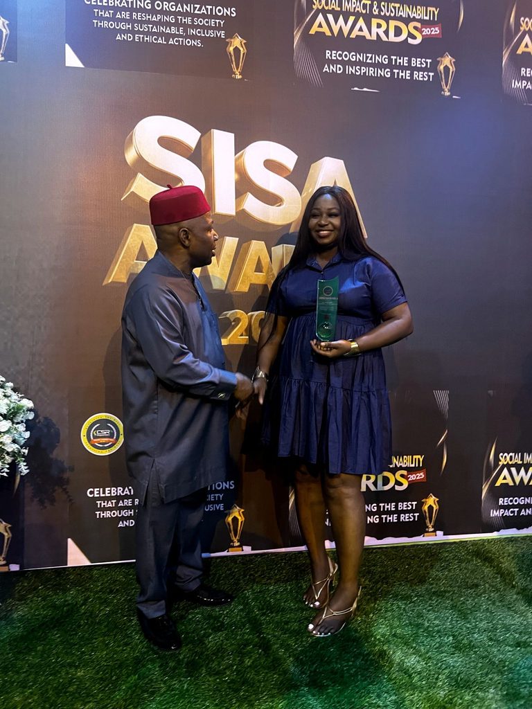 SISA Sustainability Award with Eustace Onuegbu