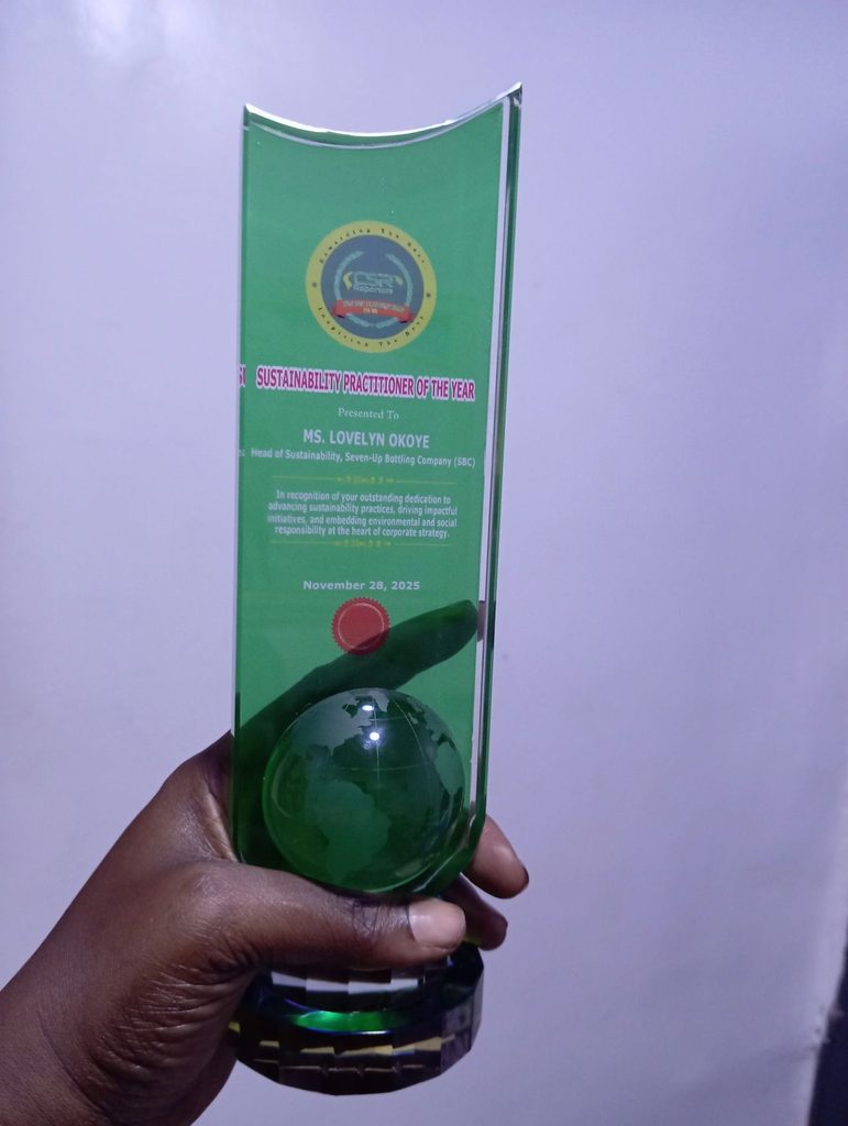 CSR Reporters SISA sustainability Award Plaque