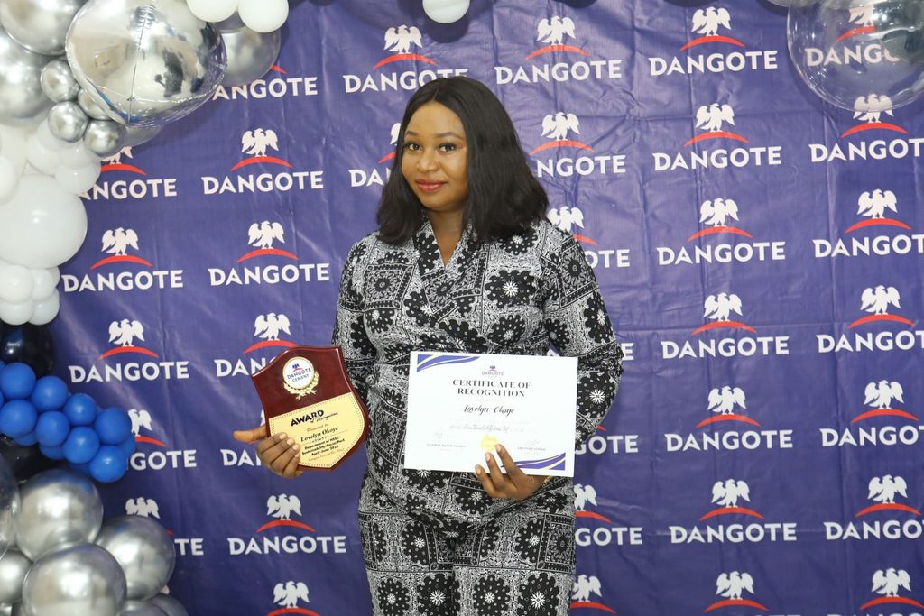 Lovelyn Okoye Dangote Sustainability Career