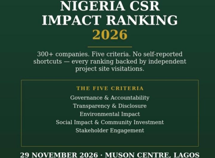 Nigeria CSR Impact Ranking 2026: 5 Questions Every Company Should Be Able To Answer About Its CSR Governance