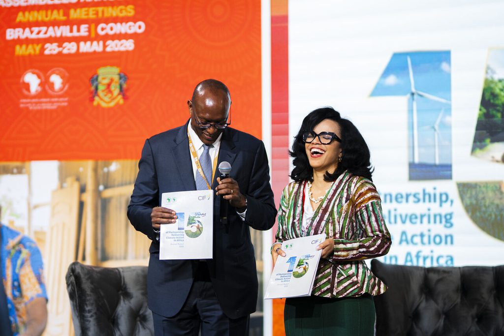 Tariye Gbadegesin at the release of the CIF report and climate conference