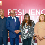 L-R: Julius Agenmonmen,  Chairman, Board of Trustees, Stanford Seed
Network, Nigeria, and GMD / CEO Brandlife Limited; Omolola Ajani,
President, Stanford Seed Network, Nigeria; Innocent C. Ike, Group
Managing Director/CEO,  Access Holdings Plc; and Mrs. Feyisola Abiru,
Member, Board of Trustees, Seed Network Nigeria, at the Stanford Seed G3
Conference in Lagos, recently.