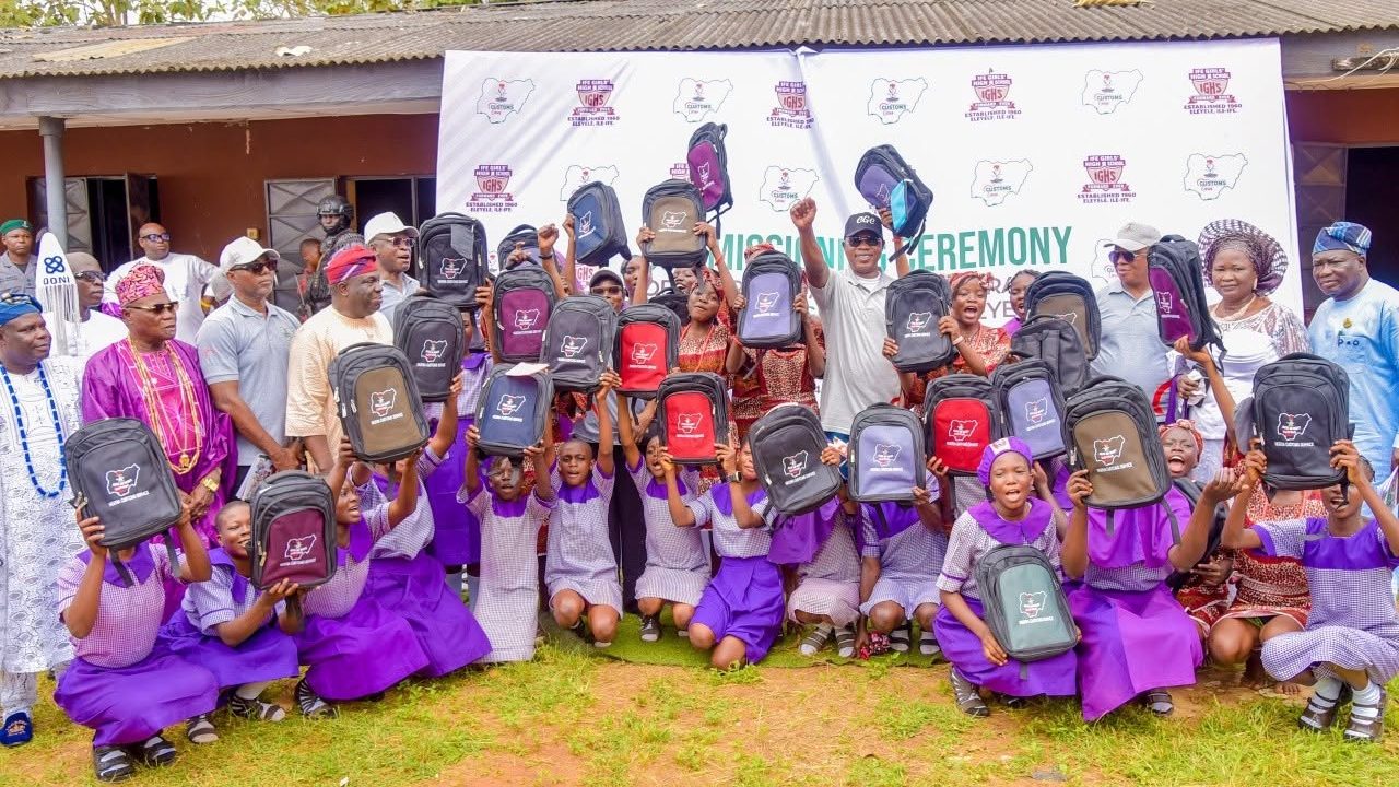 Nigeria customs CSR at Ife Girls High School