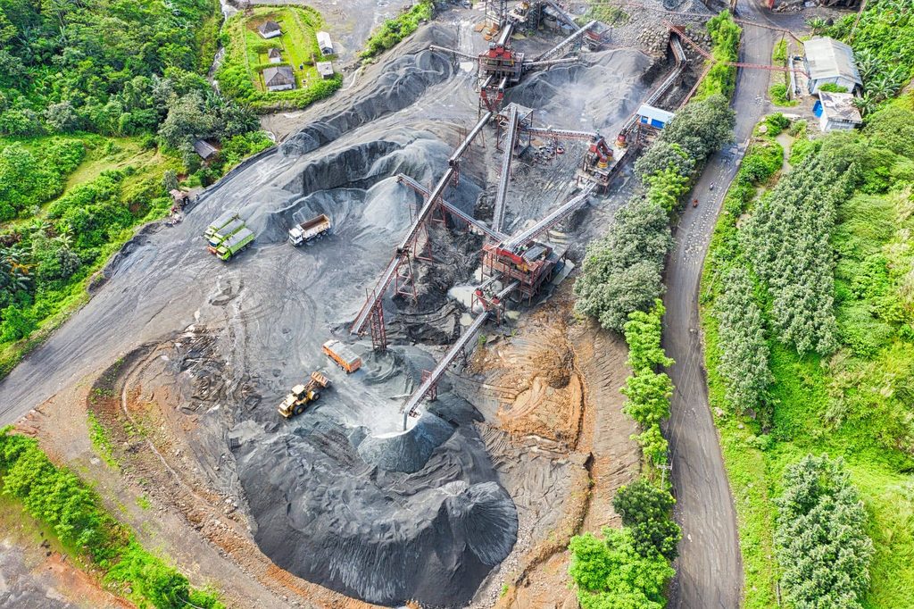 Mineral mining can affect the environment