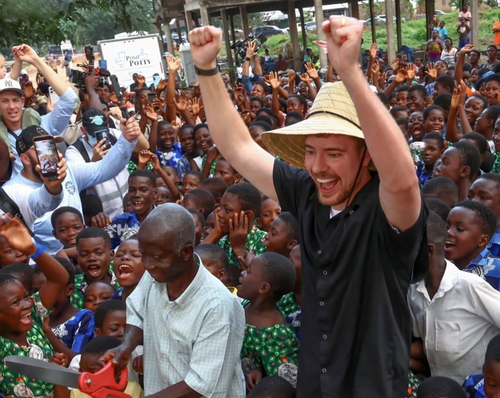 MrBeast builds village in Ghana