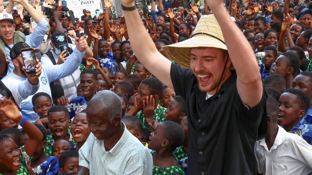 MrBeast builds village in Ghana