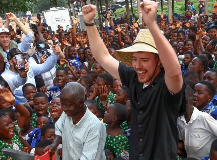 MrBeast builds village in Ghana