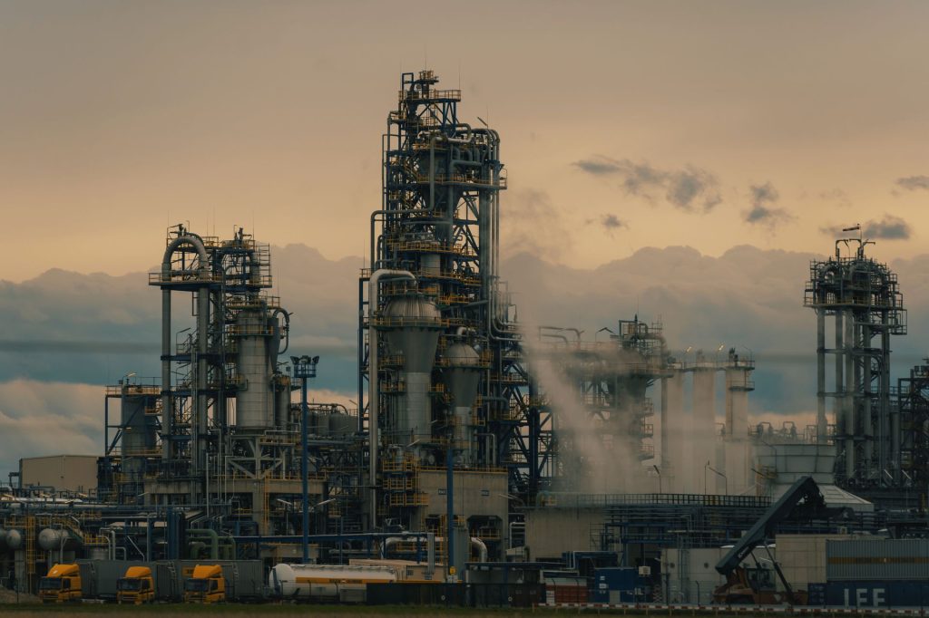 Oil company refinery