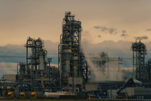 Oil company refinery