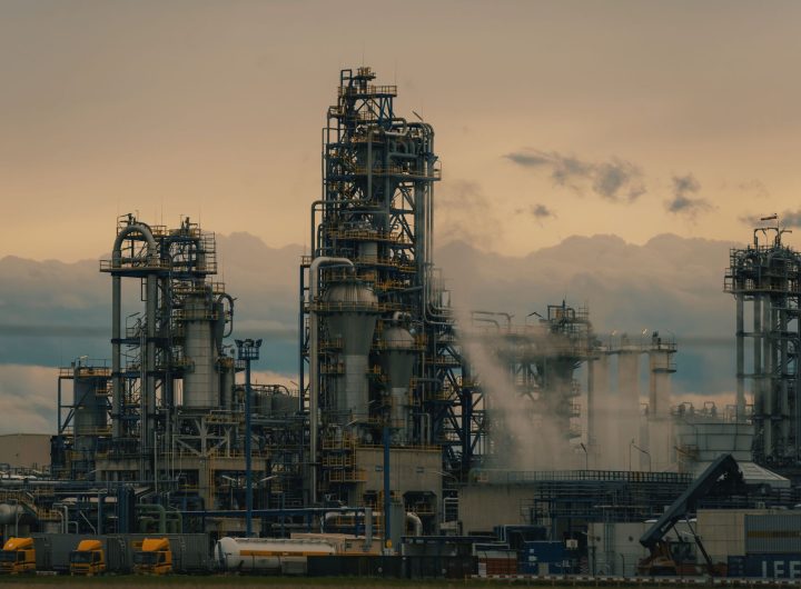 Oil company refinery